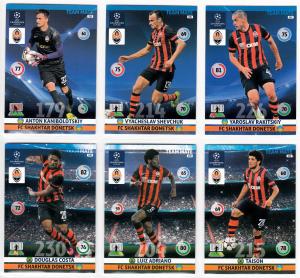 Teamset, 2014-15 Adrenalyn Champions League, Shakhtar Donetsk