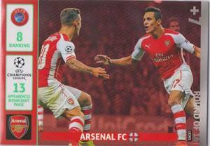 Round of 16, 2014-15 Adrenalyn Champions League UPDATE #UE001 Arsenal FC