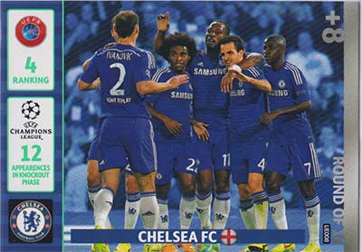 Round of 16, 2014-15 Adrenalyn Champions League UPDATE #UE008 Chelsea FC