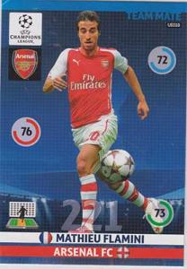 Team Mates, 2014-15 Adrenalyn Champions League UPDATE #UE018 Mathieu Flamini