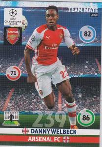 Team Mates, 2014-15 Adrenalyn Champions League UPDATE #UE020 Danny Welbeck