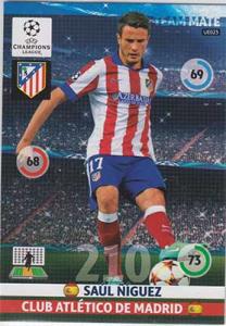 Team Mates, 2014-15 Adrenalyn Champions League UPDATE #UE023 Saul Niguez