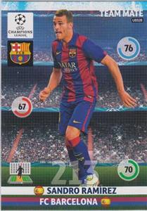 Team Mates, 2014-15 Adrenalyn Champions League UPDATE #UE028 Sandro Ramirez