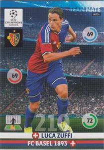 Team Mates, 2014-15 Adrenalyn Champions League UPDATE #UE031 Luca Zuffi