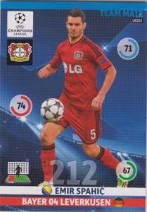 Team Mates, 2014-15 Adrenalyn Champions League UPDATE #UE033 Emir Spahic