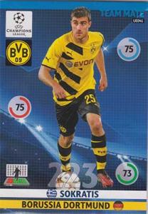 Team Mates, 2014-15 Adrenalyn Champions League UPDATE #UE041 Sokratis