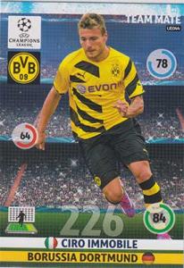 Team Mates, 2014-15 Adrenalyn Champions League UPDATE #UE044 Ciro Immobile