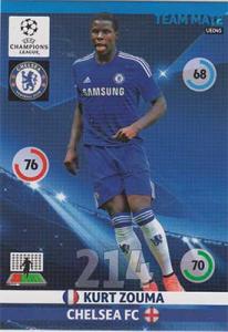 Team Mates, 2014-15 Adrenalyn Champions League UPDATE #UE045 Kurt Zouma