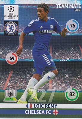Team Mates, 2014-15 Adrenalyn Champions League UPDATE #UE048 Loic Remy
