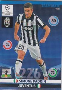 Team Mates, 2014-15 Adrenalyn Champions League UPDATE #UE050 Simone Padoin