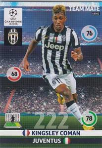 Team Mates, 2014-15 Adrenalyn Champions League UPDATE #UE052 Kingsley Coman
