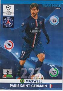 Team Mates, 2014-15 Adrenalyn Champions League UPDATE #UE061 Maxwell