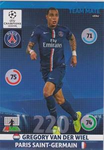 Team Mates, 2014-15 Adrenalyn Champions League UPDATE #UE062 Gregory van der Wiel