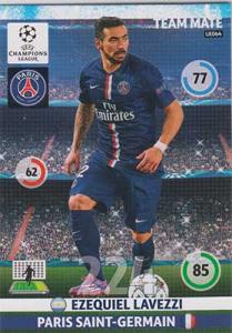 Team Mates, 2014-15 Adrenalyn Champions League UPDATE #UE064 Ezequiel Lavezzi
