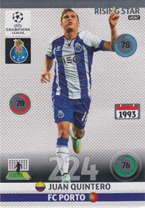 Rising Star, 2014-15 Adrenalyn Champions League UPDATE #UE067 Juan Quintero