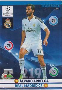 Team Mates, 2014-15 Adrenalyn Champions League UPDATE #UE073 Alvaro Arbeloa