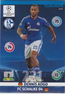 Team Mates, 2014-15 Adrenalyn Champions League UPDATE #UE078 Dennis Aogo