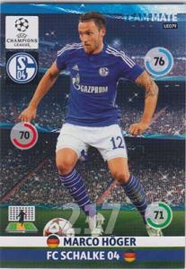 Team Mates, 2014-15 Adrenalyn Champions League UPDATE #UE079 Marco Hoger