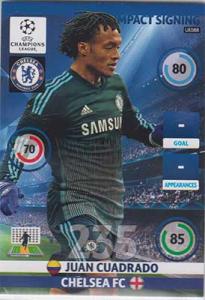 Impact Signing, 2014-15 Adrenalyn Champions League UPDATE #UE088 Juan Cuadrado