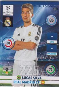 Impact Signing, 2014-15 Adrenalyn Champions League UPDATE #UE091 Lucas Silva