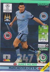Dynamo, 2014-15 Adrenalyn Champions League UPDATE #UE096 James Milner