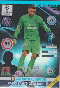 Defensive Rock, 2014-15 Adrenalyn Champions League UPDATE #UE104 Salvatore Sirigu