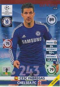 Key Player, 2014-15 Adrenalyn Champions League UPDATE #UE108 Cesc Fabregas