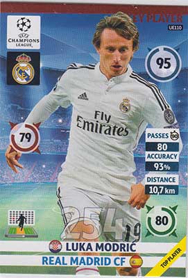 Key Player, 2014-15 Adrenalyn Champions League UPDATE #UE110 Luka Modric