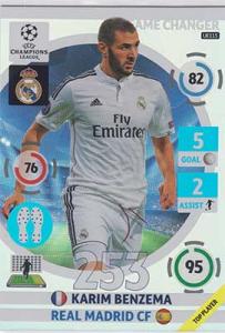 Game Changer, 2014-15 Adrenalyn Champions League UPDATE #UE115 Karim Benzema