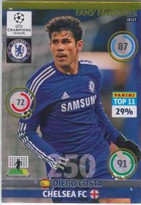 Fans Favourite, 2014-15 Adrenalyn Champions League UPDATE #UE123 Diego Costa