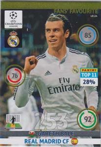 Fans Favourite, 2014-15 Adrenalyn Champions League UPDATE #UE124 Gareth Bale