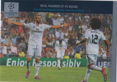 Magic Moments, 2014-15 Adrenalyn Champions League UPDATE #UE129 Real Madrid CF - FC Basel