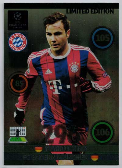 Limited Edition, Adrenalyn Champions League UPDATE 2014-15, Mario Götze