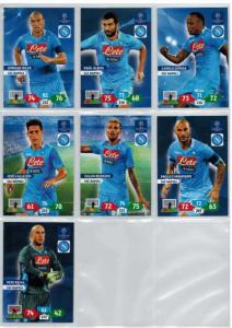 Base cards SSC Napoli, 2013-14 Adrenalyn Champions League, Pick from list