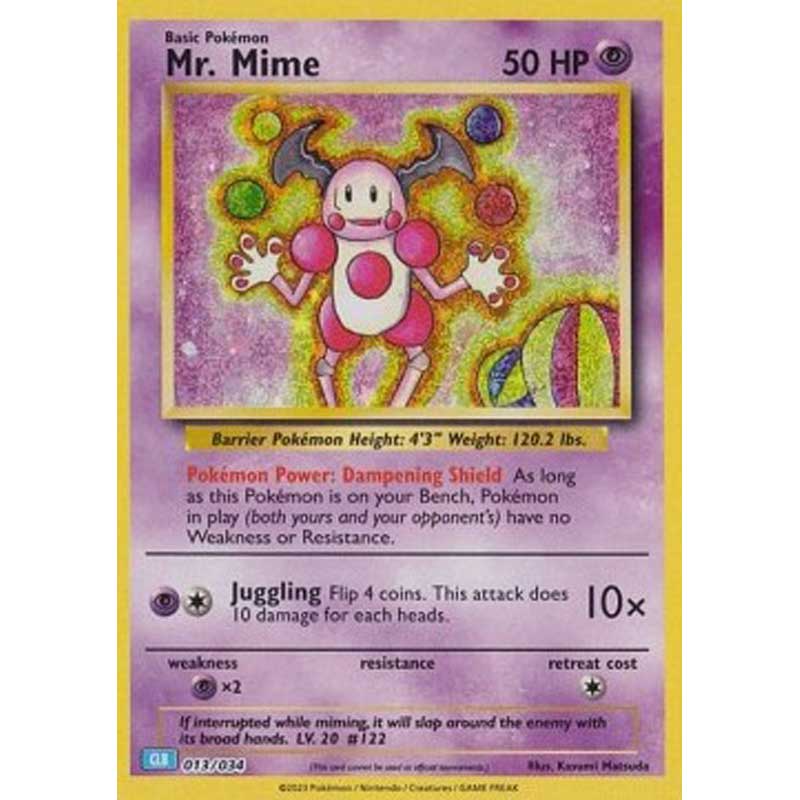 CLB - Classic: 013/034 - Mr. Mime (Från Combined Powers)