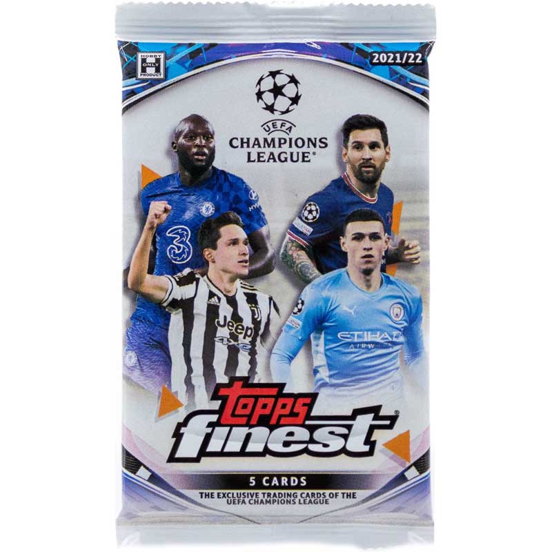 1 Pack 2021-22 Topps Finest Champions League Hobby