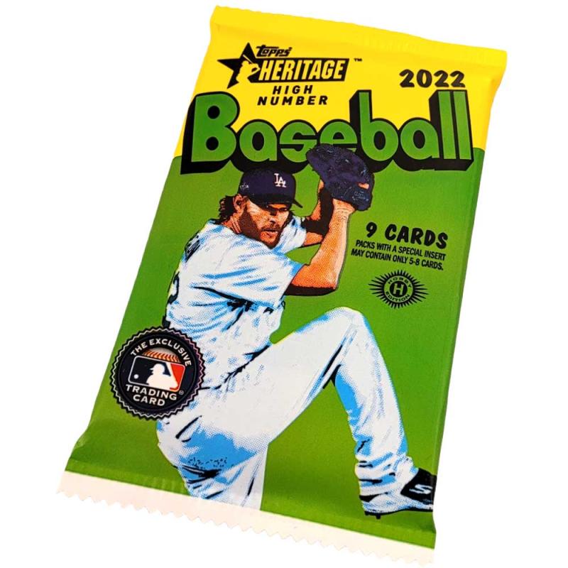 1 Paket 2022 Topps Heritage High Number Baseball Hobby