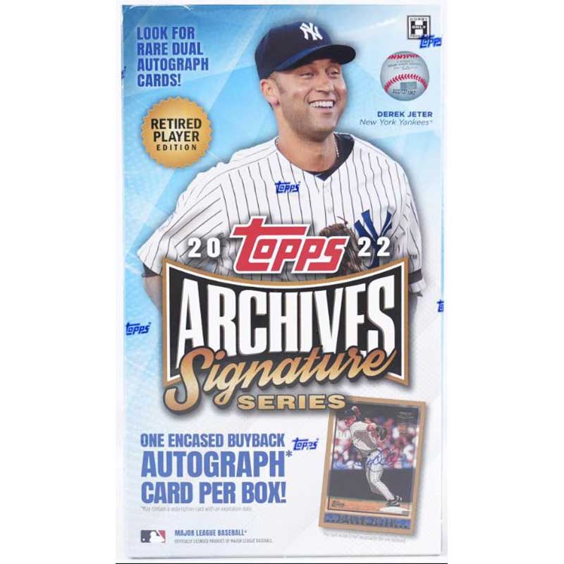 Box 2022 Topps Archives Signature Series Retired Player Edition Baseball Hobby