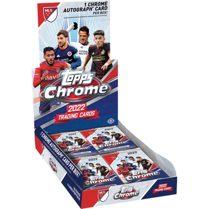 Hel Box 2022 Topps MLS Chrome Soccer Hobby