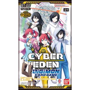Digimon Card Game - Cyber Eden BT22 Booster Pack (9 cards)
