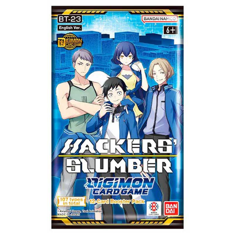 PRE-BUY: Digimon Card Game - Hackers’ Slumber BT23 Booster Pack (12 cards) (Preliminary release October 24:th 2025)