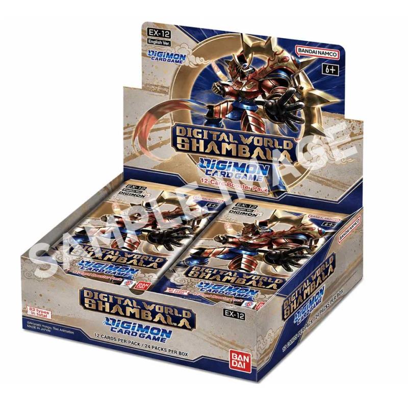 FÖRKÖP: Digimon Card Game - Digital World Shambala EX-12 Booster Display (24 Packs) (Preliminär release 3:e juli 2026)