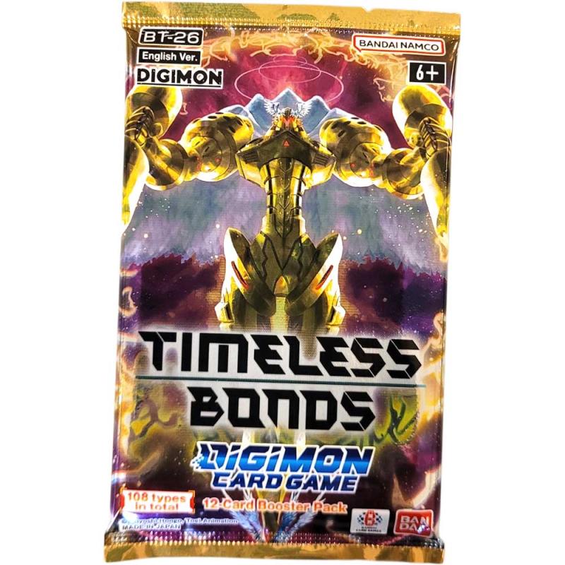 Digimon Card Game - Timeless Bonds BT-26 Booster Pack (12 Cards)