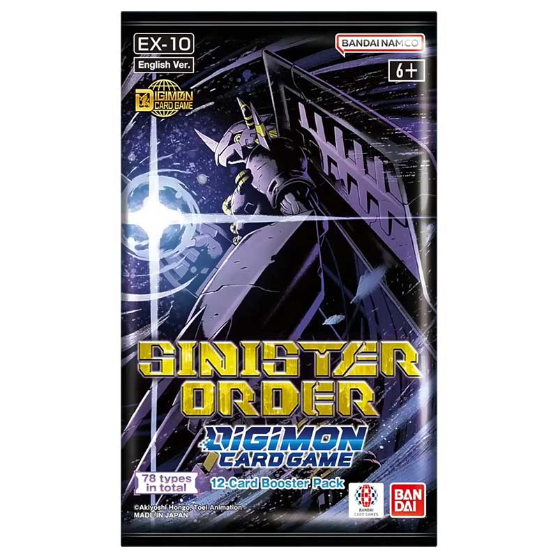 PRE-BUY: Digimon Card Game - Sinister Order Extra Booster EX10 (Preliminary release September 19:th 2025)