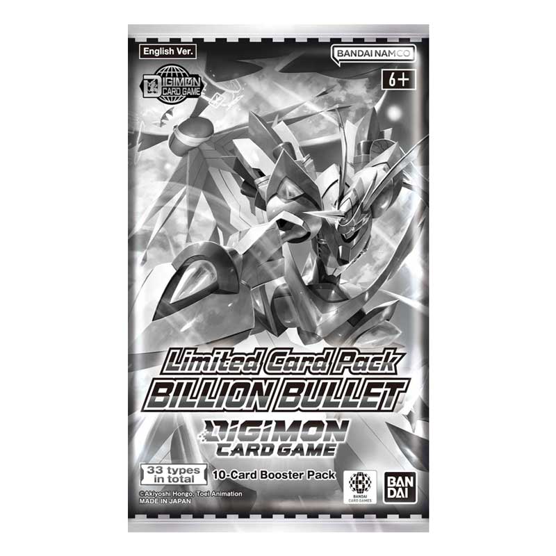 PRE-BUY: Digimon Card Game - Limited Card Pack Billion Bullet LM06 Booster (Preliminary release October 31:st 2025)