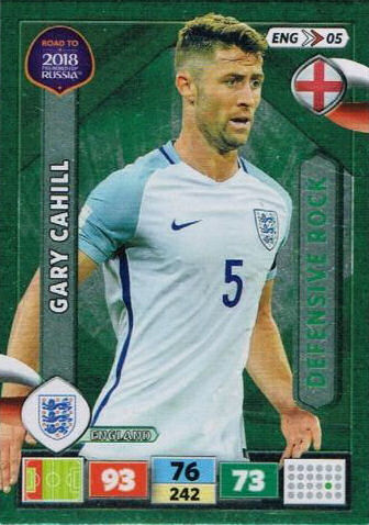 Defensive Rock - 02 - Gary Cahill - (England) - ENG05 -  Road To World Cup Russia 2018