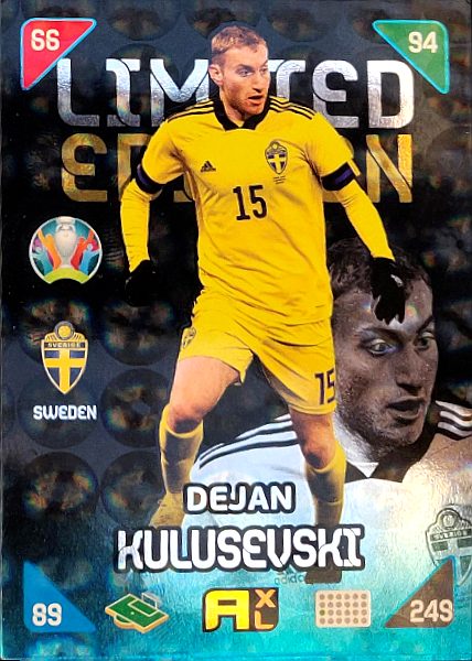 Adrenalyn Euro 2021 (Kick Off) - Dejan Kulusevski (Sweden) - Limited Edition