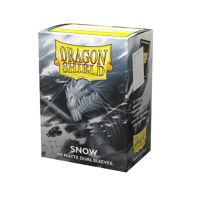 Dragon Shield Dual Matte, 100st, Snow