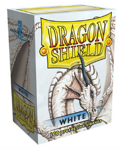 Dragon Shield, 100 sleeves, White