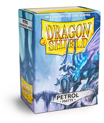 Dragon Shield Matte, 100st, Petrol (Lite turkosartad, svårt att beskriva)